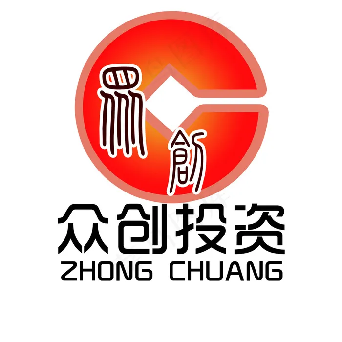 投资logo(2835X2835(DPI:72))psd模版下载