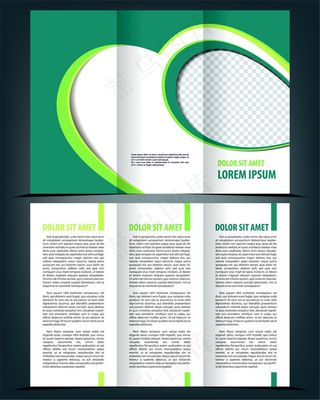 三折页设计模板图片