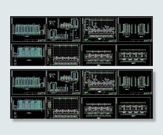 研究生公寓CAD图纸