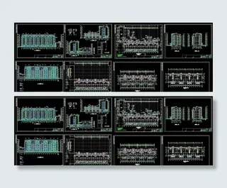 研究生公寓CAD图纸