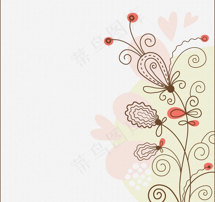 欧式花纹布纹图片