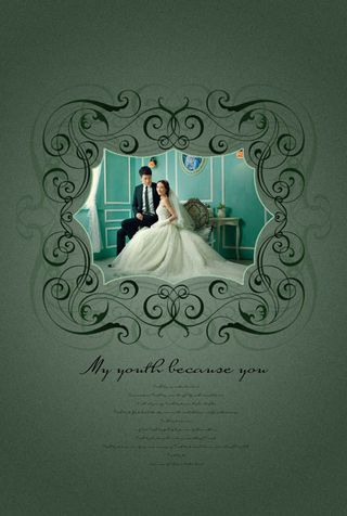 婚纱相册封面封底设计模板Vol.1