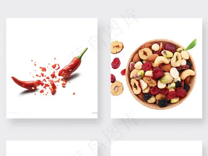 淘宝食品核桃杏仁食材火锅透明素材