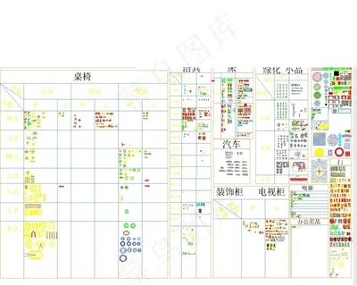 金螳螂平面cad图库 金螳螂平面cad图库