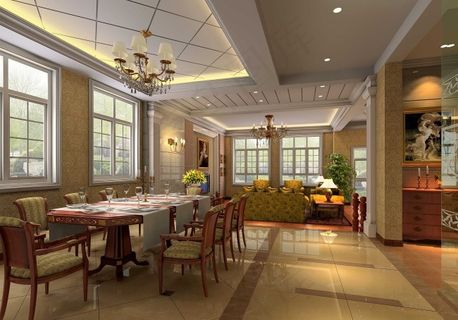 现代客厅效果图