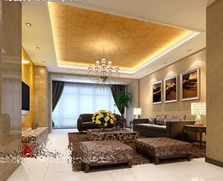 欧式客厅效果图图片