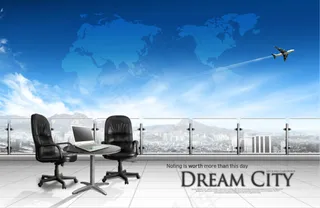 商务办公室地图