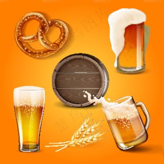 夏季素材 夏 啤酒