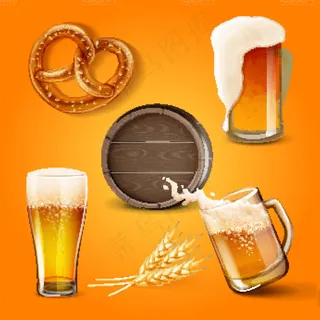 夏季素材 夏 啤酒