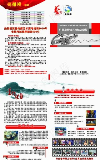 星传媒艺考图片