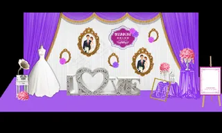 婚礼合影区 迎宾区