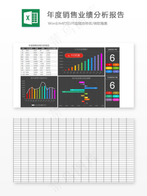 年度业绩分析报告