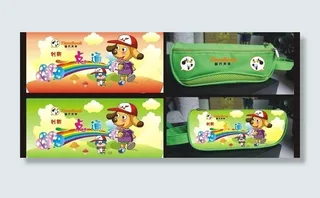 时代天华红绿颜色包图片