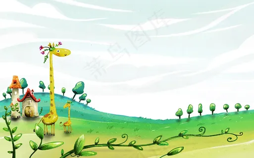 春天插画图片 春天插画图片