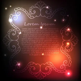 条纹边框矢量图