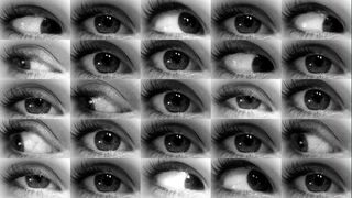 单色的眼睛运动的背景 视频免费下载