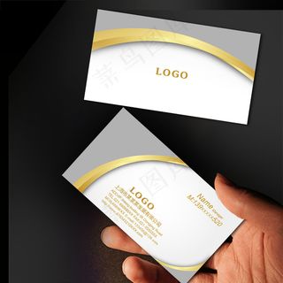 个性简约 商业服务名片PSD模板
