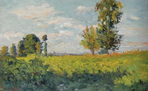 田野油画图片 田野油画图片