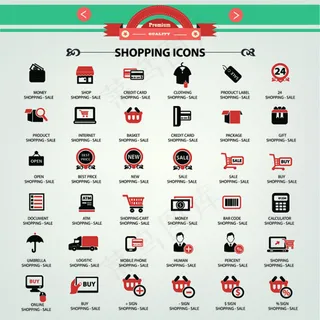 时尚商务信息图表矢量素材