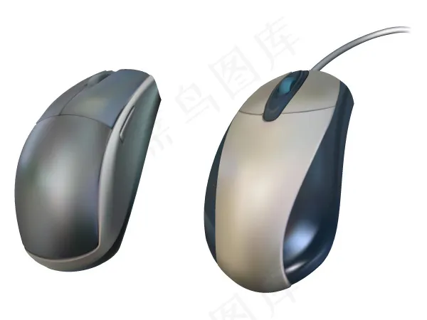鼠标写实版本矢量eps,ai矢量模版下载