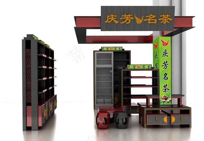 茶叶专柜图片