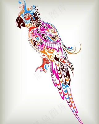 创意时尚花纹图案矢量素材图片