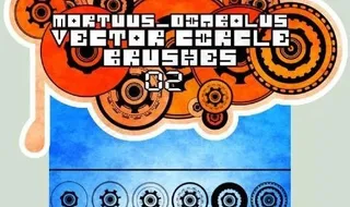 时尚圆圈元素笔刷2 下载