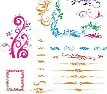 精美花纹矢量欧式花纹图片 精美花纹矢量欧式花纹图片
