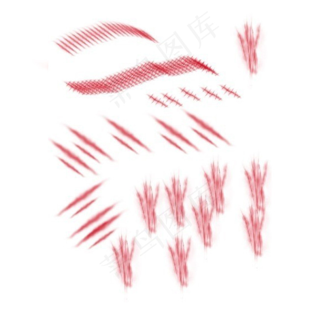 疤痕效果PS笔刷