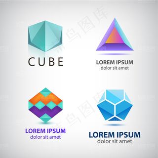 1个性炫彩标志标志图形