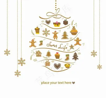 韩国花卉植物矢量图库36