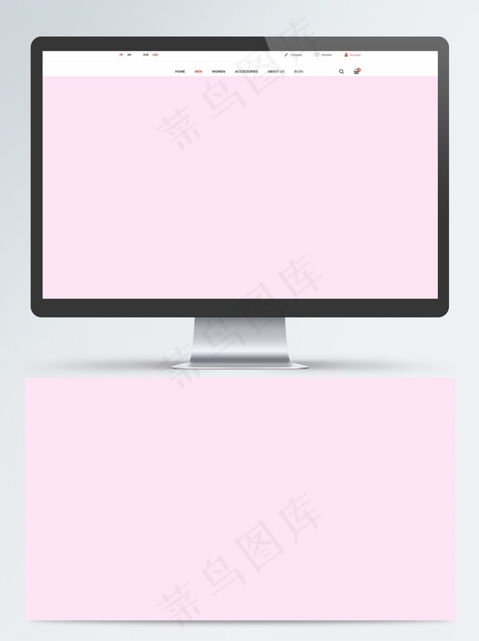 网页ui一屏样机