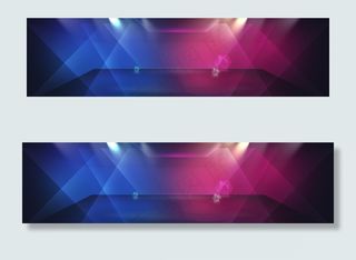 舞台灯光炫丽背景