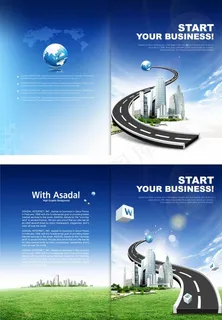 企业媒体文化画册封面封底设计