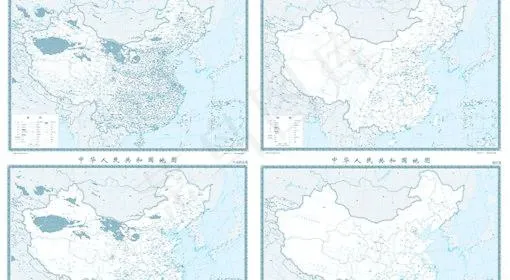国家测绘局最新发布标准地图1：40...eps,ai矢量模版下载