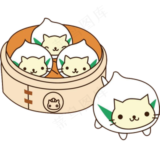 馒头面食PNG免扣素材