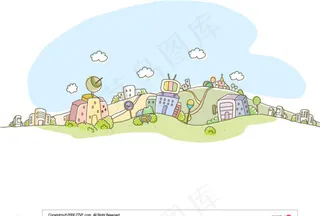 韩国卡通矢量背景图片