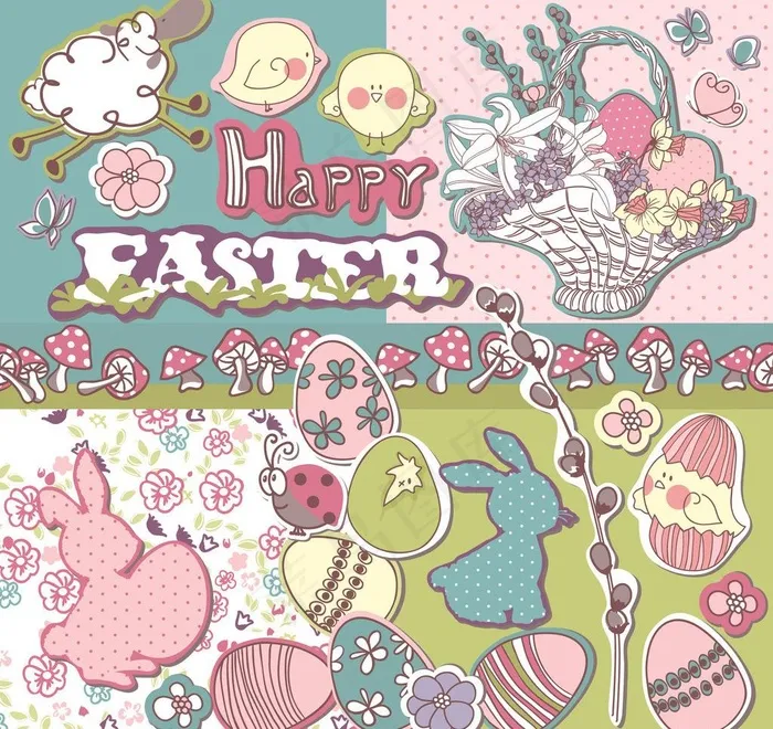 万圣节图片eps,ai矢量模版下载