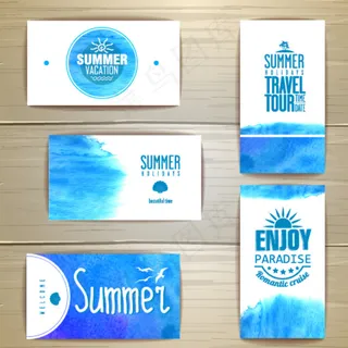 旅行社夏季旅行VI设计图片