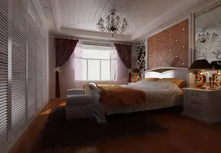 欧式卧室效果图图片