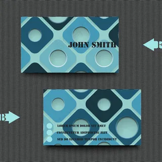 名片模板背景设计矢量素材