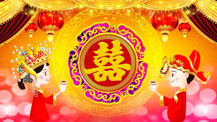 唯美婚礼背景视频