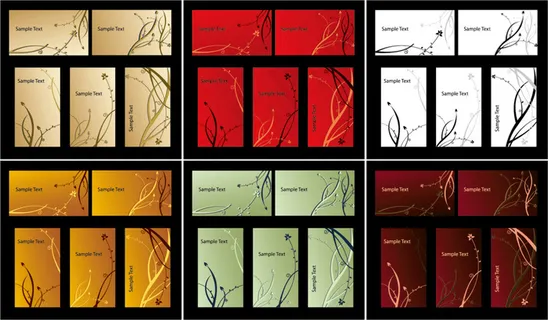 时尚名片设计EPS