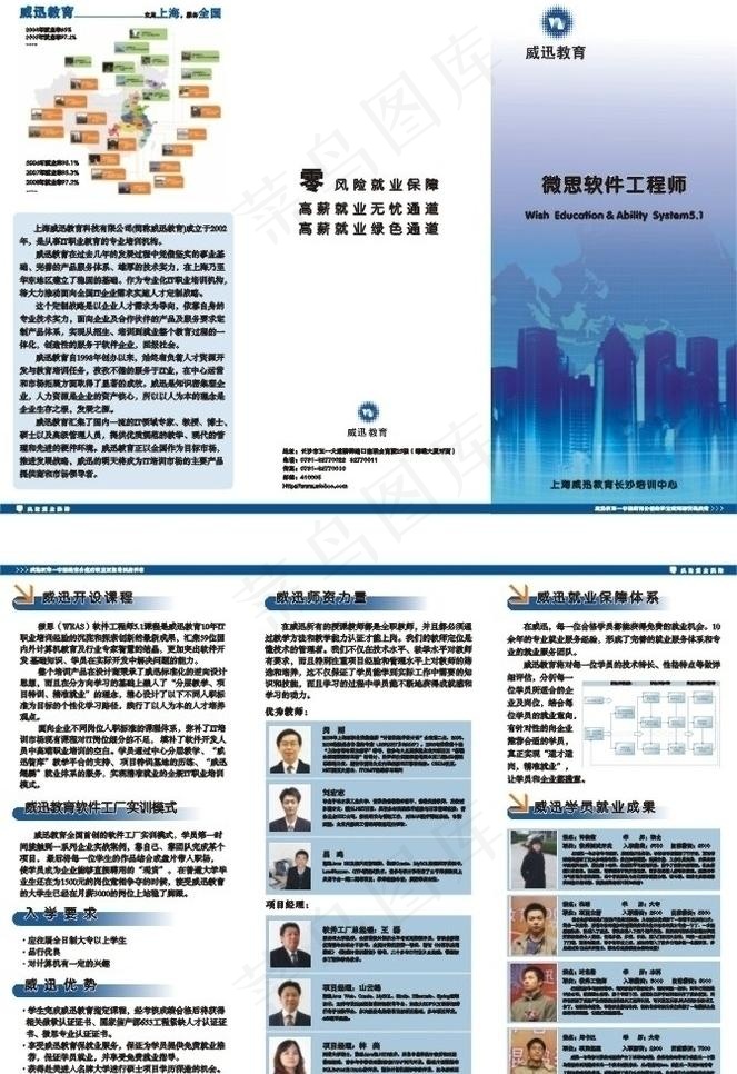 三折页设计图片cdr矢量模版下载