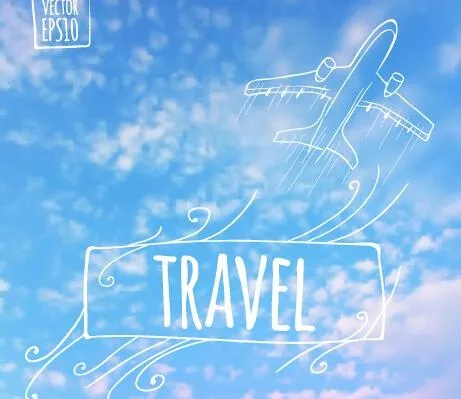 模糊的夏季旅游的创作背景02eps,ai矢量模版下载