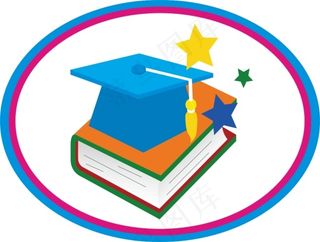 博士帽矢量素材