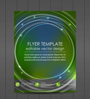 圆形光芒科技画册