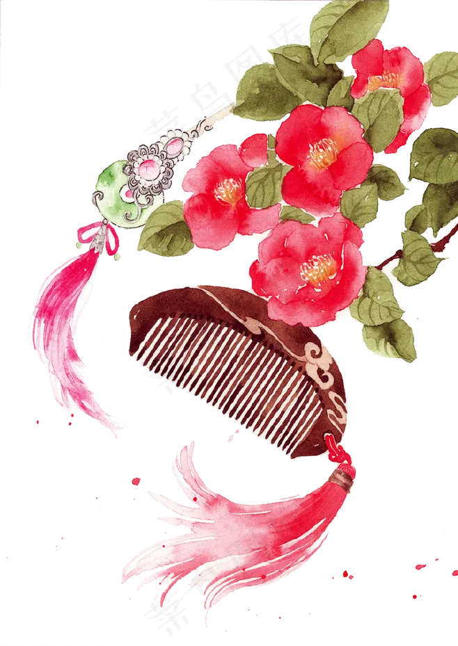 美容美发头发保养美女PNG免扣素材