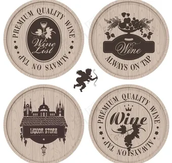 葡萄酒标签图片