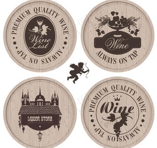 葡萄酒标签图片